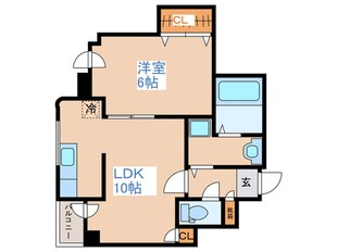 メゾン北辰の物件間取画像